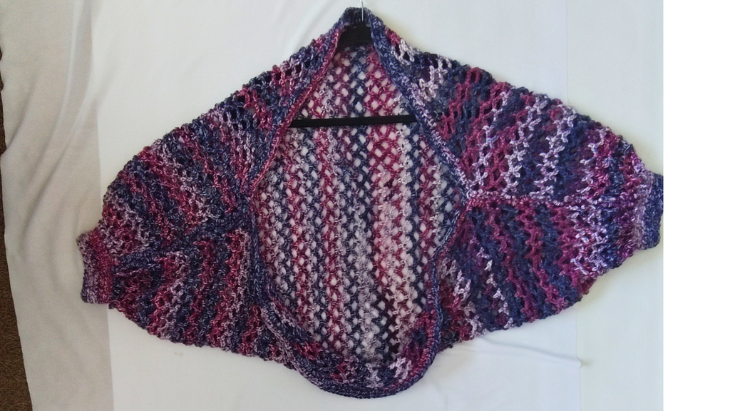 Kaleidoscope Spring Cocoon Shrug-XL