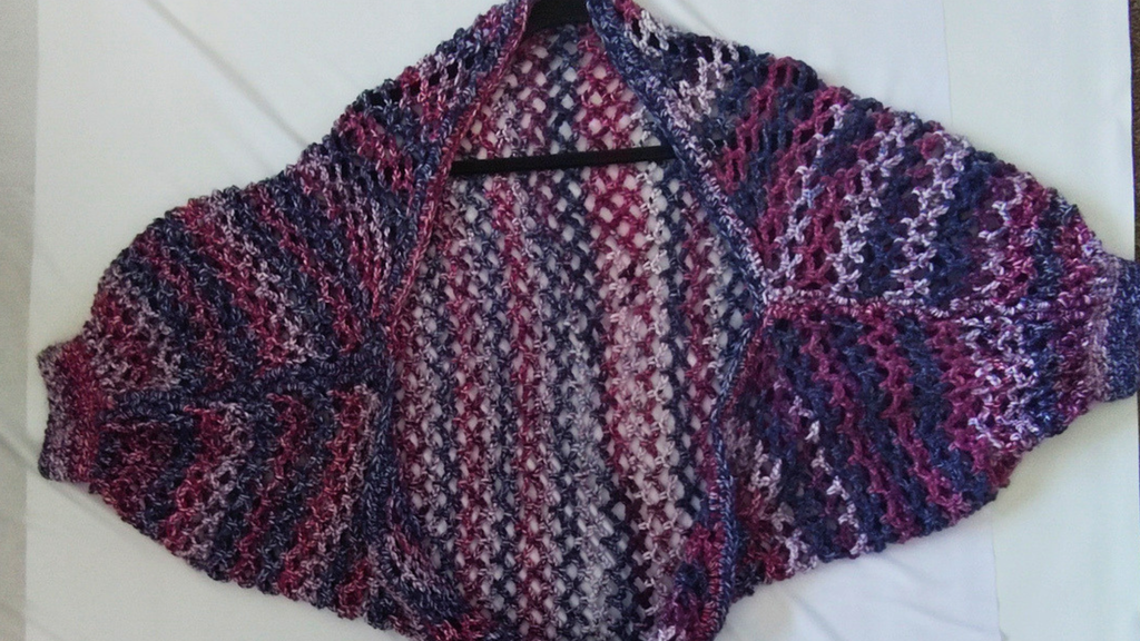 Kaleidoscope Spring Cocoon Shrug-XL