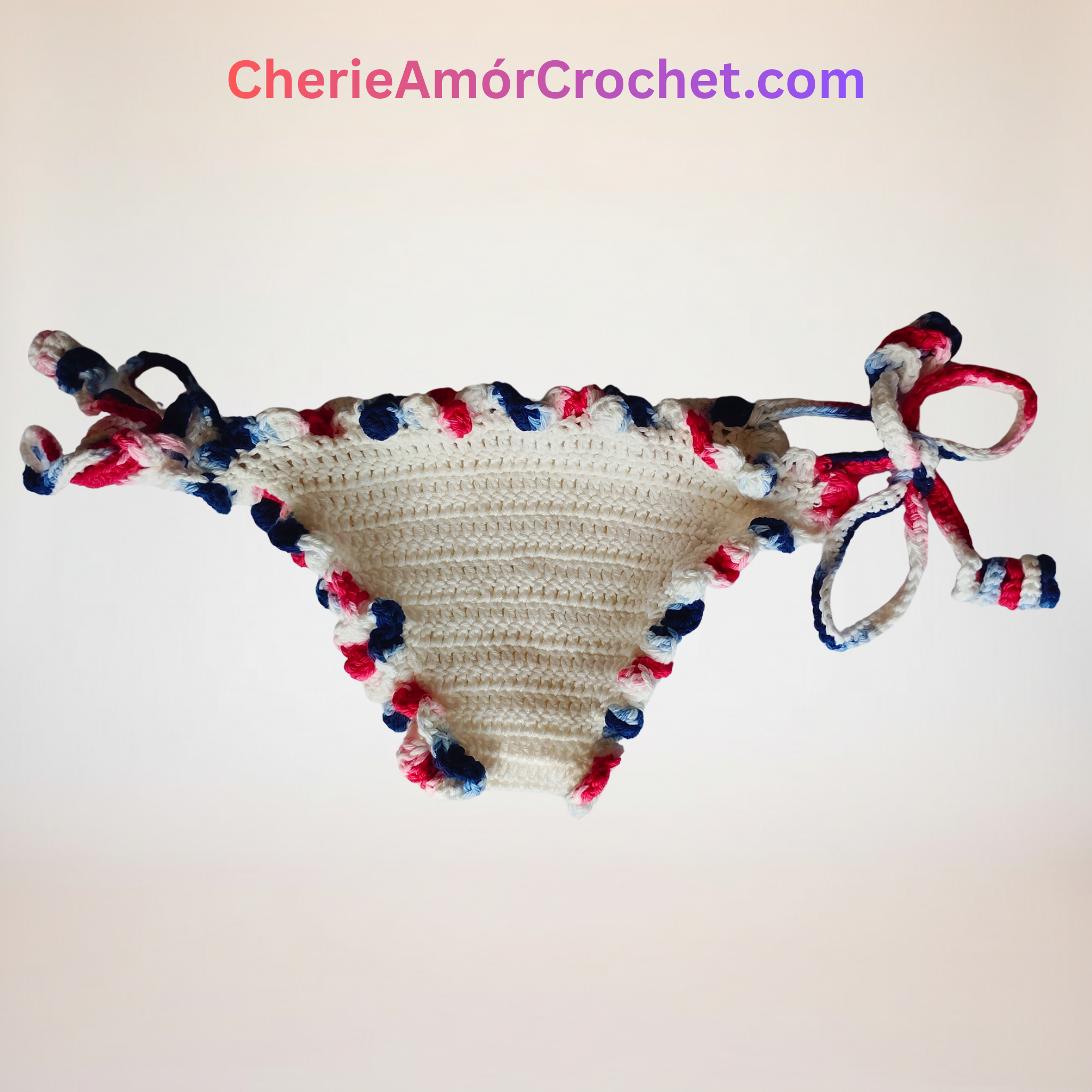 The Patriotic Scallop Set – Artisan Crochet Bikini