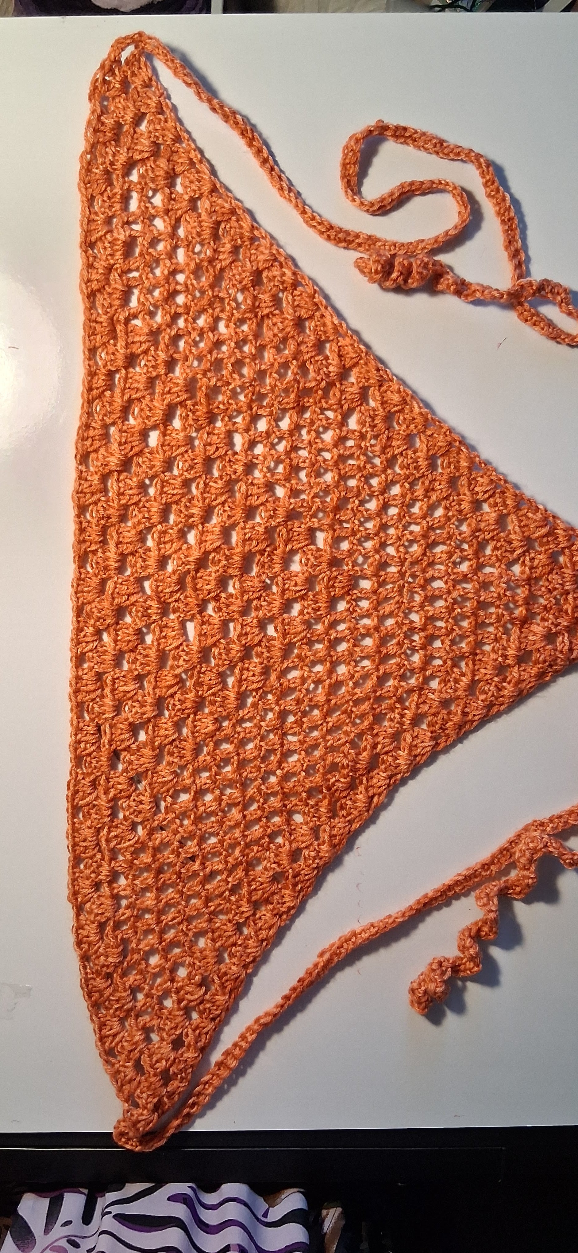Sunset Orange Bandana
