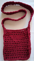 Sparkling Red Wine Crochet Purse