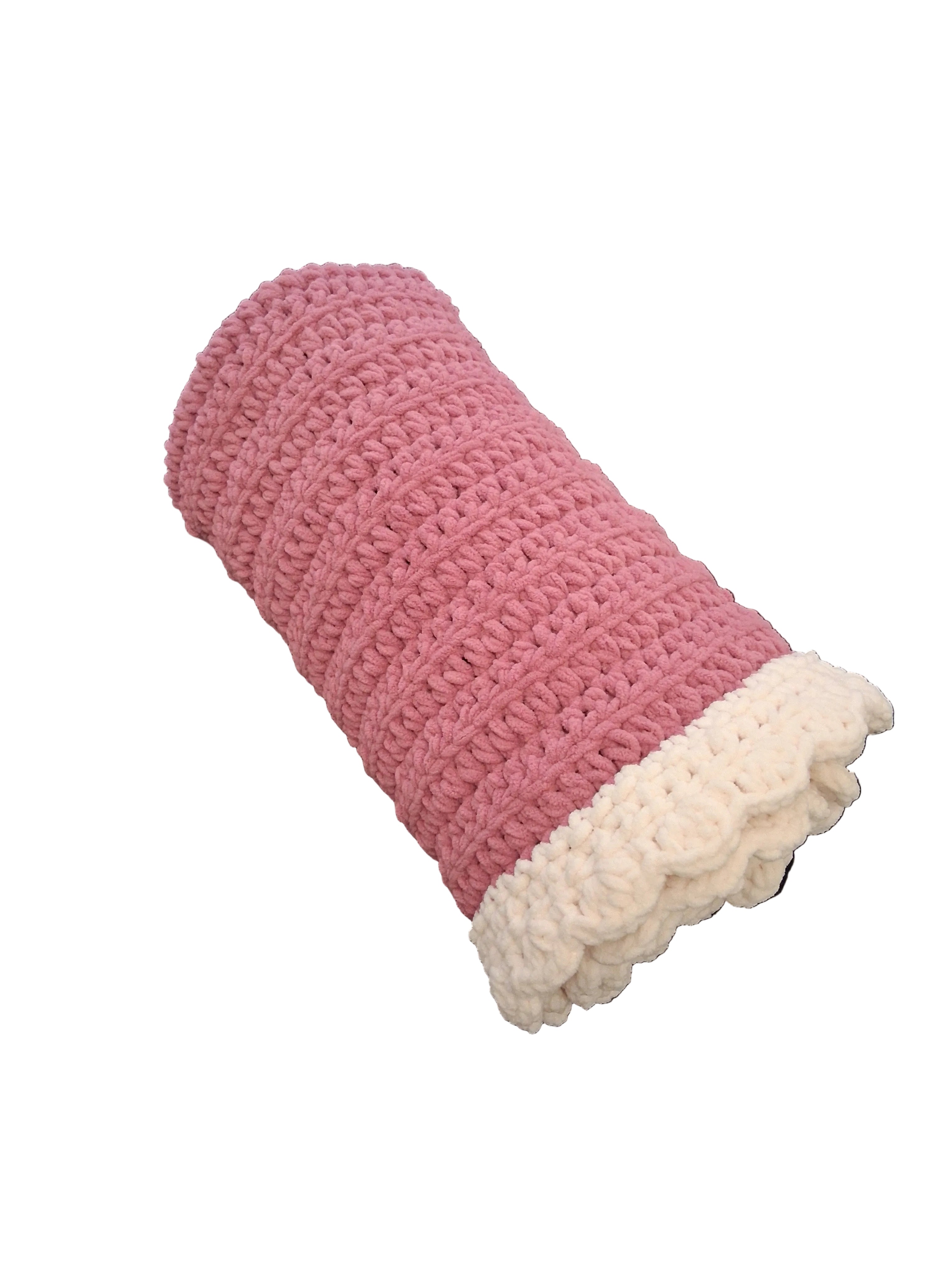Desert Rose Chunky Yarn Baby Blanket
