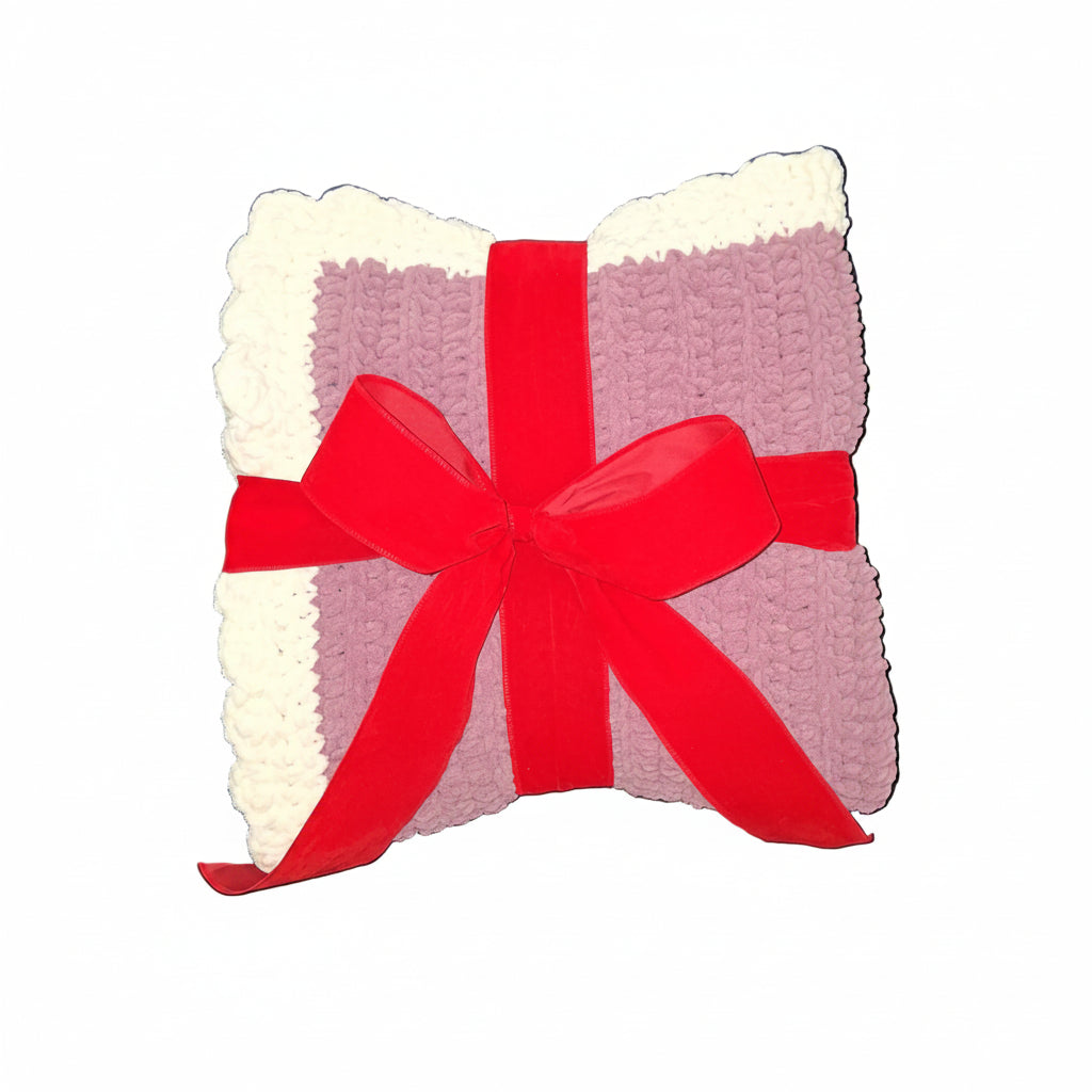 Desert Rose Chunky Yarn Baby Blanket