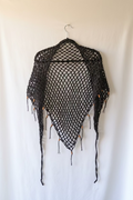100%Cotton Beach Wrap, Black