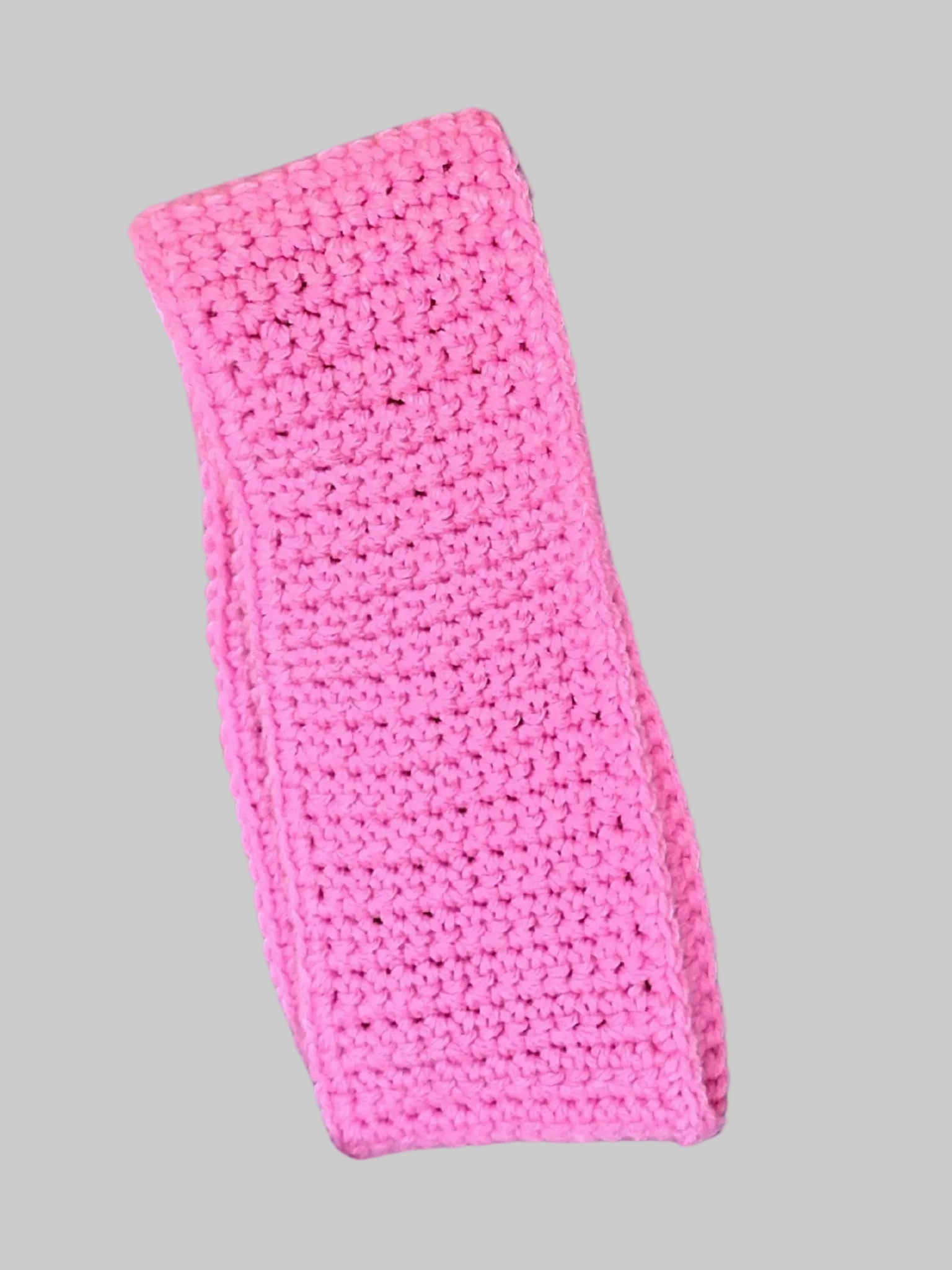 Hot Pink Skinny Sophie Scarf – Vibrant Acrylic Crochet Accessory