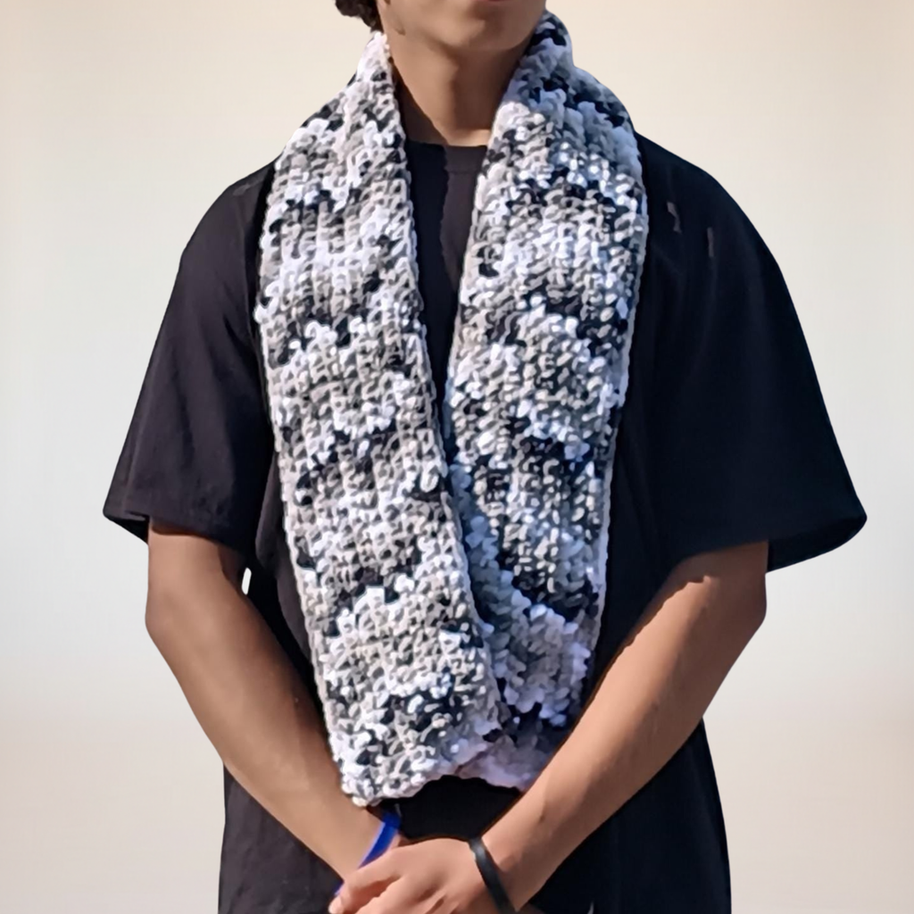 Winter Camo Snuggle Scarf
