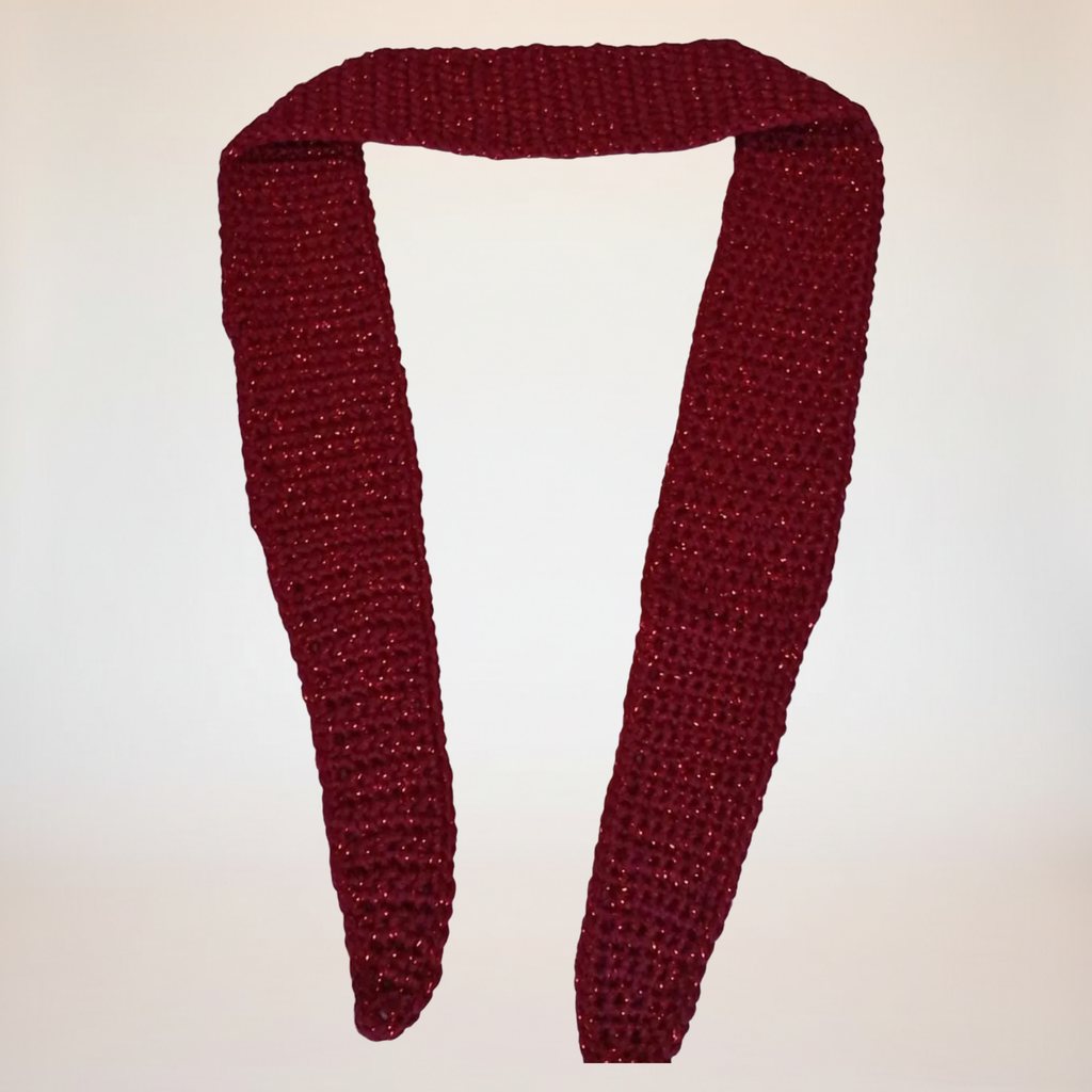 Sparkling Red – Beanie + Skinny Sophie Scarf 2pc Set