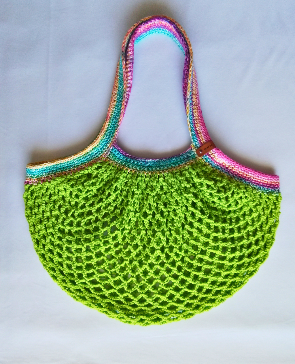 Citrus Burst Mesh Market Bag-Medium