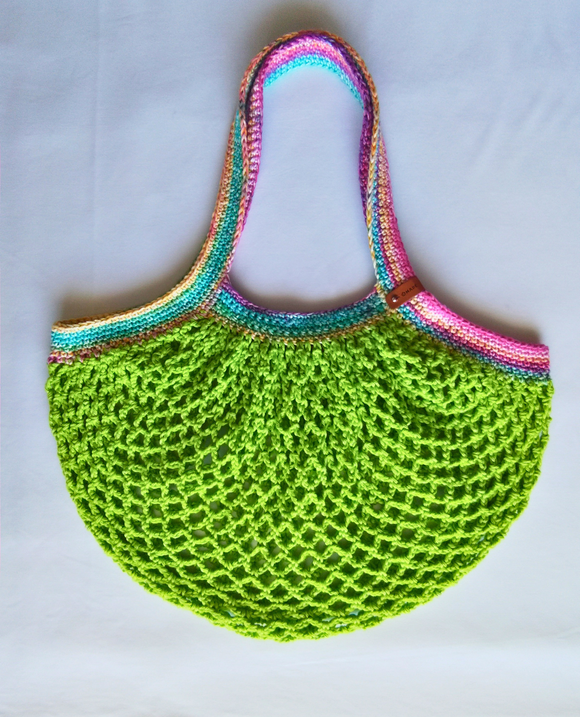 Citrus Burst Mesh Market Bag-Medium