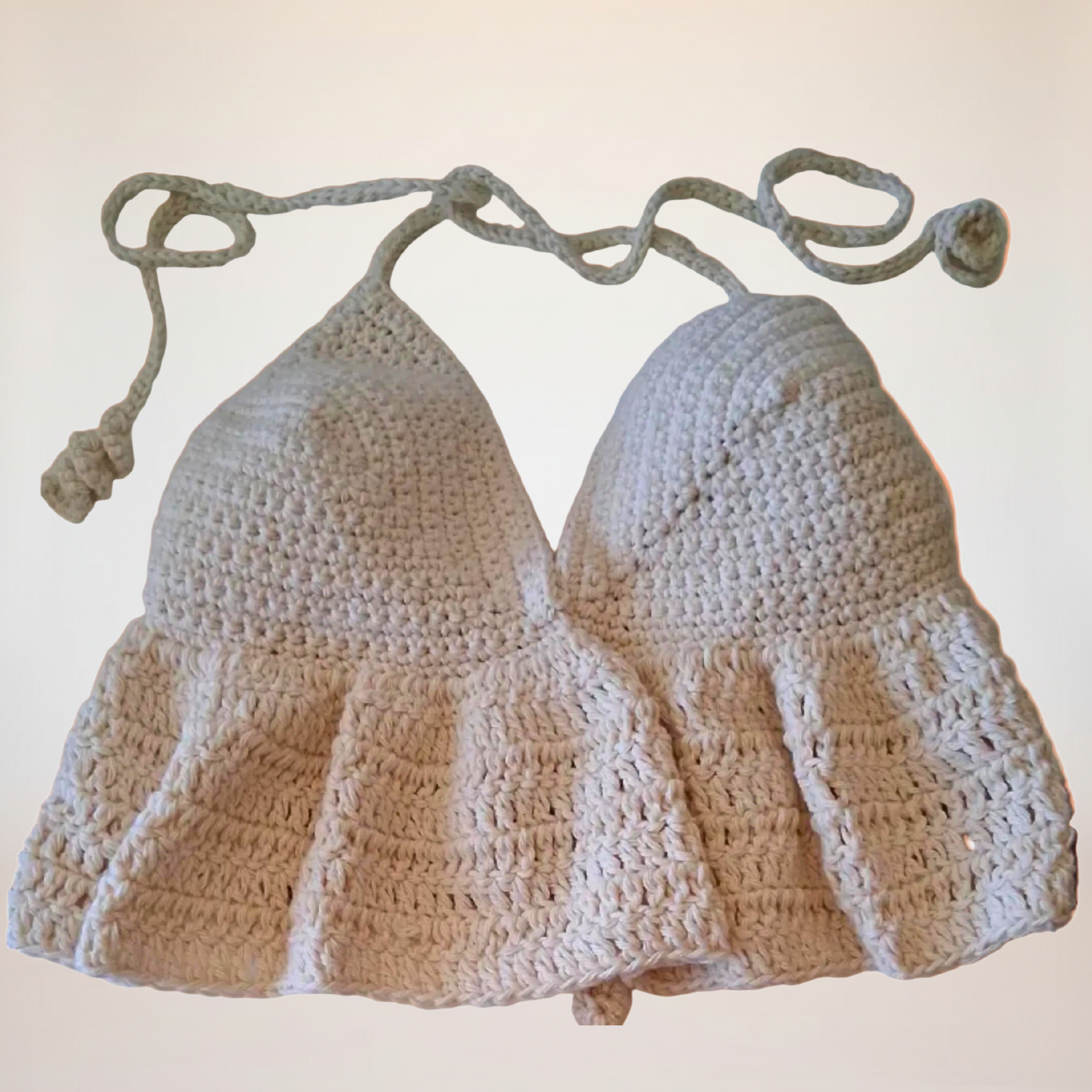 Ruffles Halter Top- 100% Cotton