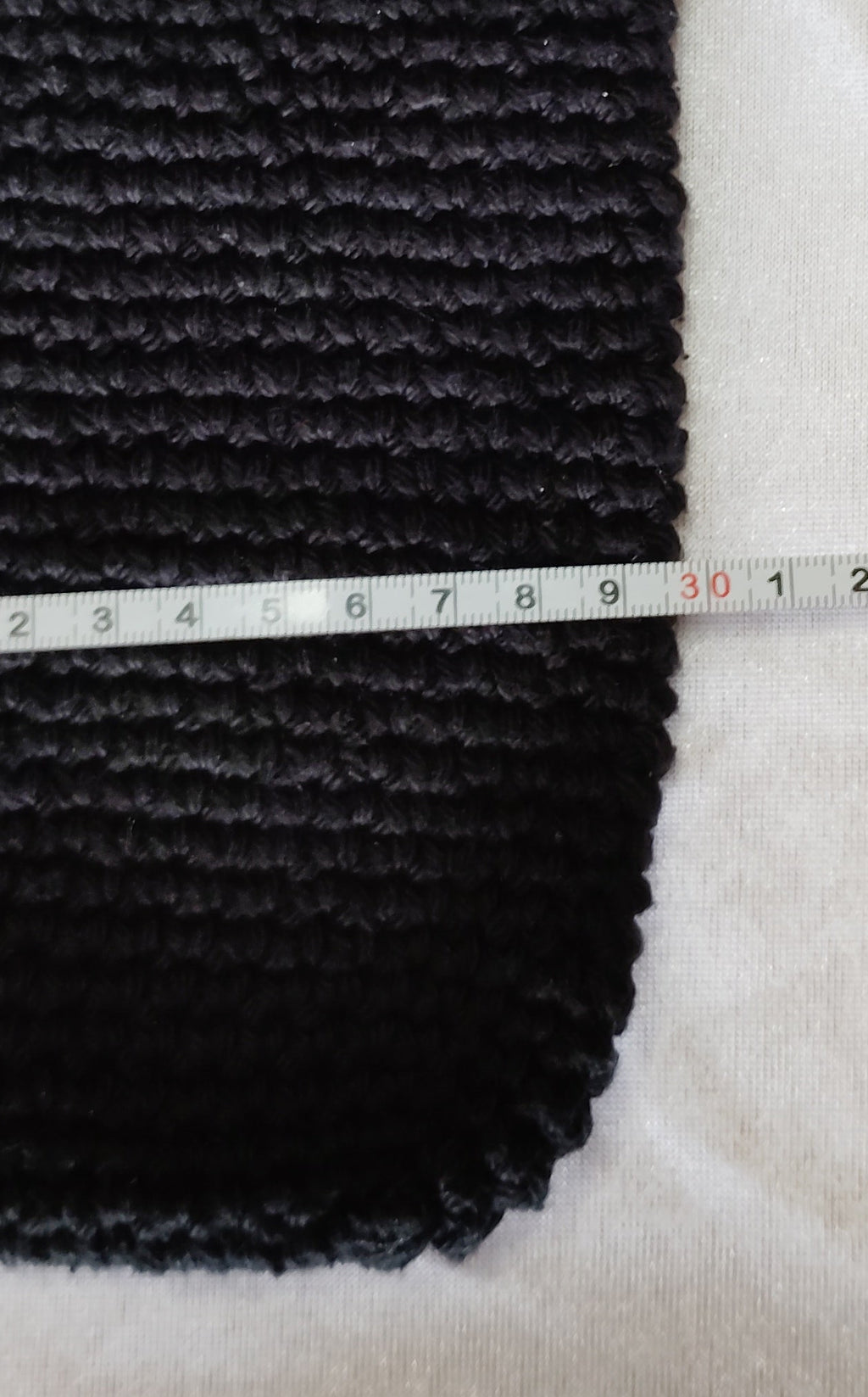 Knot Bag - Black Cotton, Wide