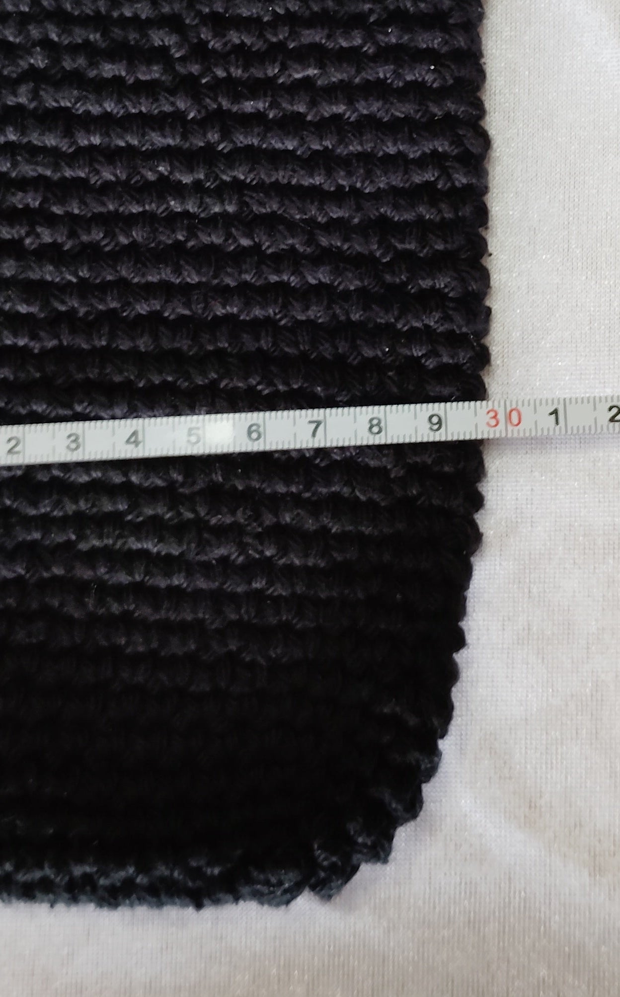 Knot Bag - Black Cotton, Wide
