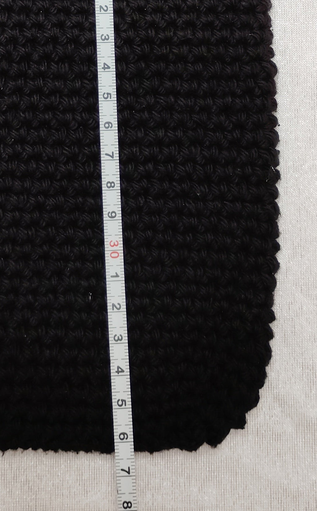 Knot Bag - Black Cotton, Wide