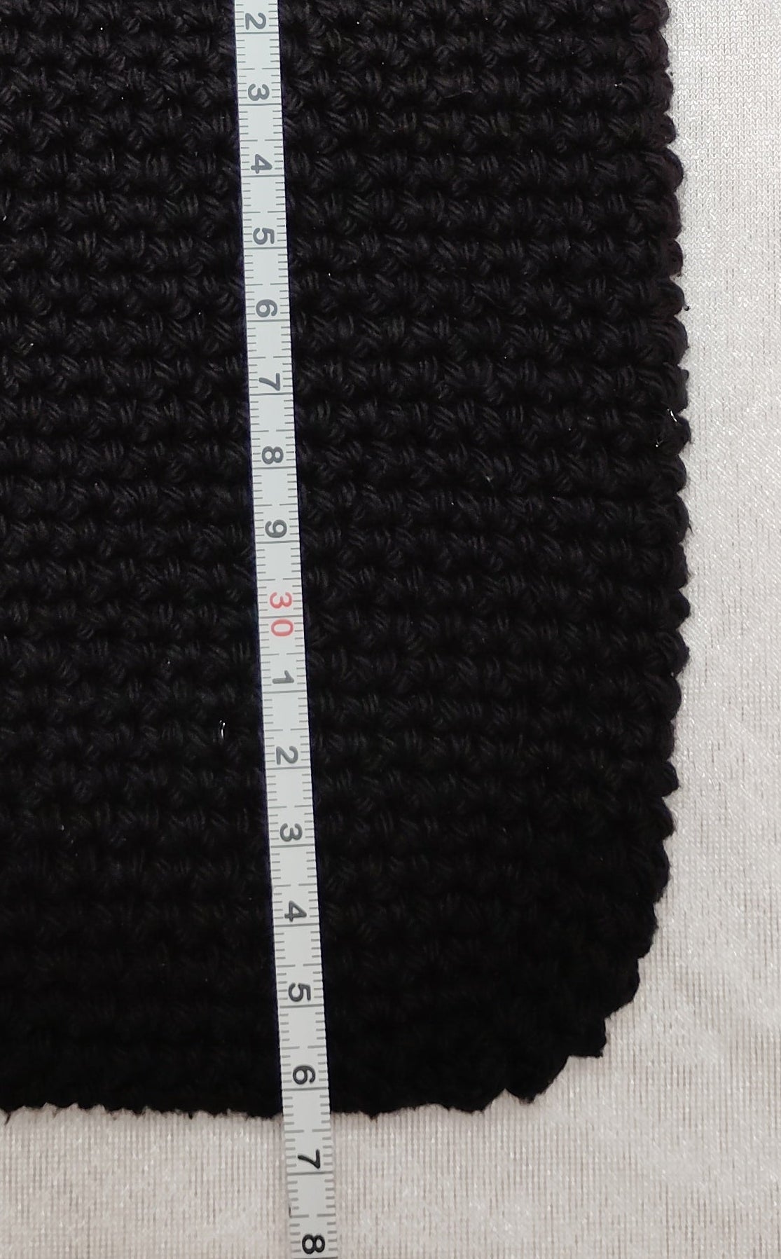 Knot Bag - Black Cotton, Wide