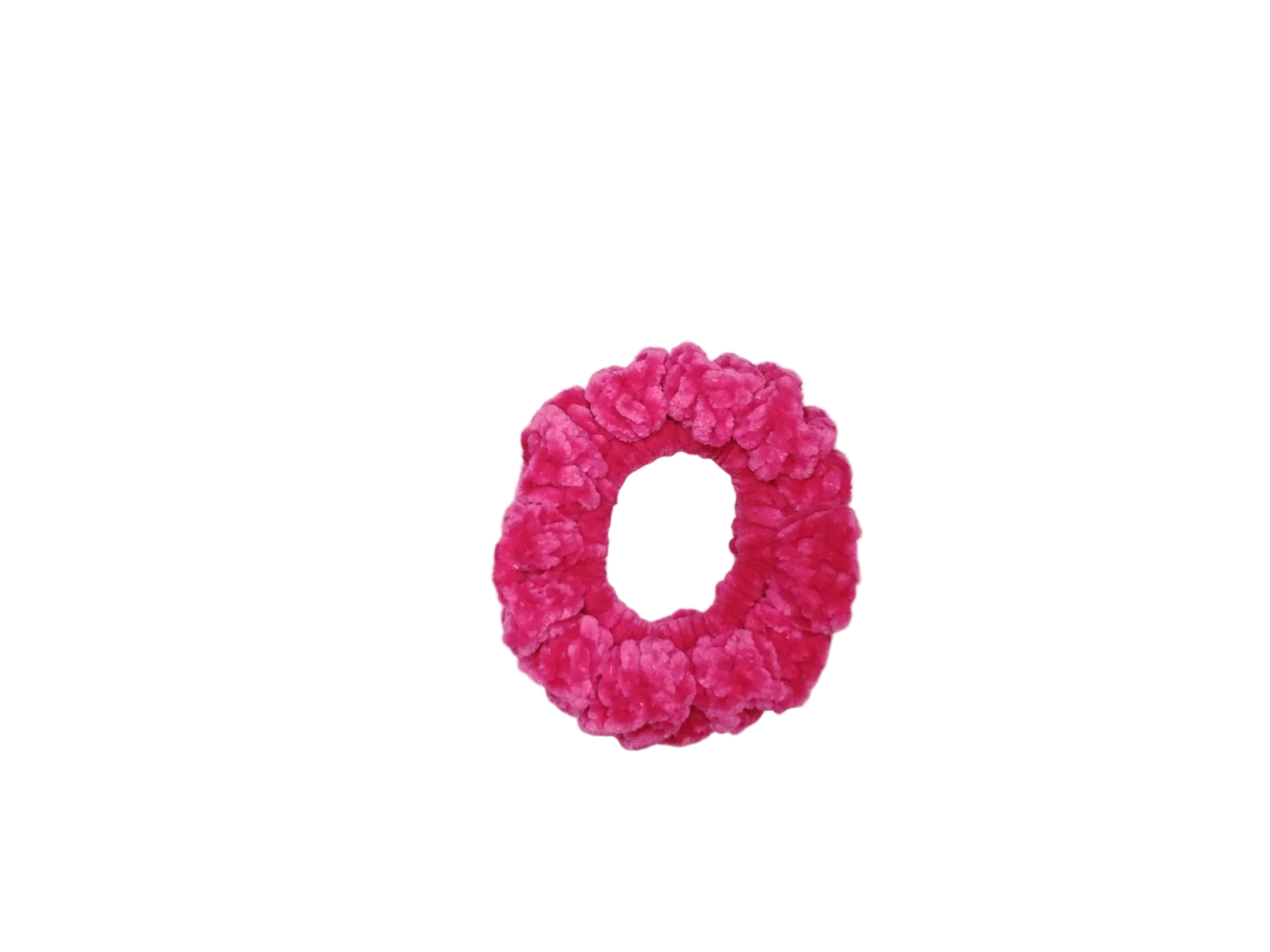 Pink Velvet Scrunchie