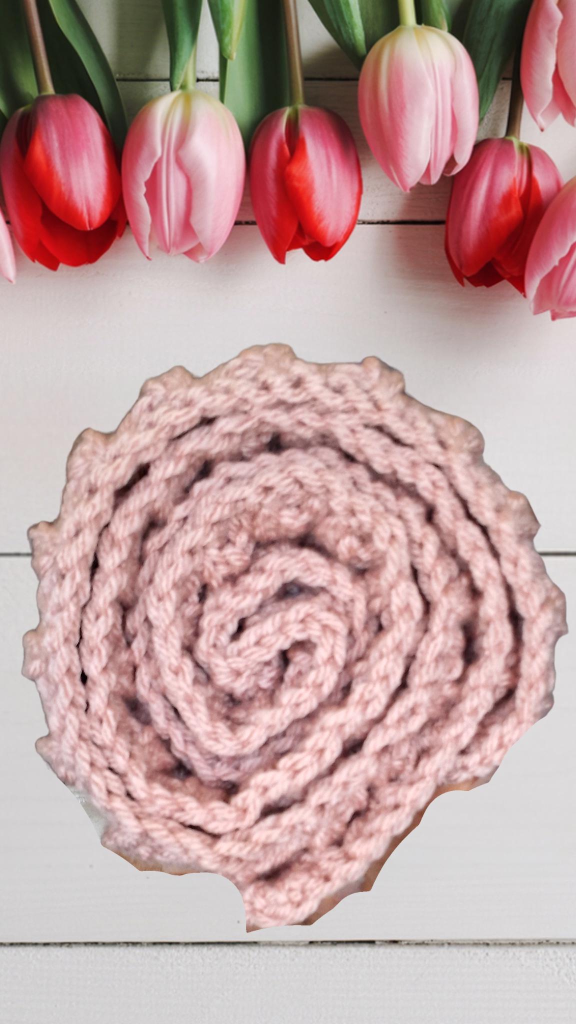 Dusty Rose Pink Crochet Scarf – Basket Weave Stitch – Handmade Soft Acrylic for Girls or Women – Valentine’s Gift
