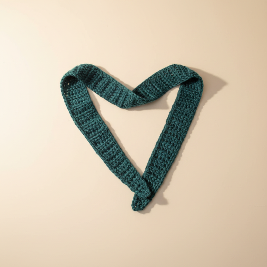 Deep Teal Sophie Scarf - Image 6