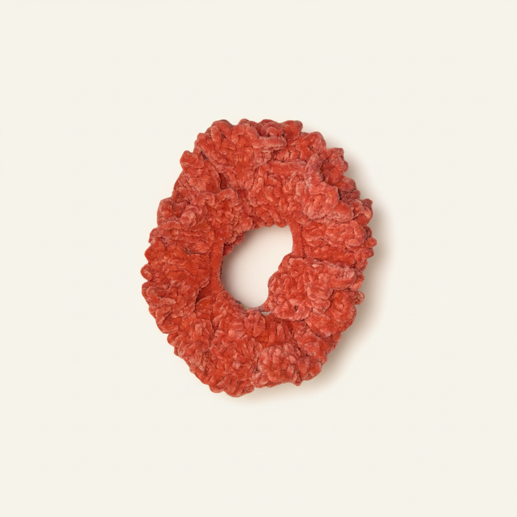 Orange Sherbet Plush Scrunchie