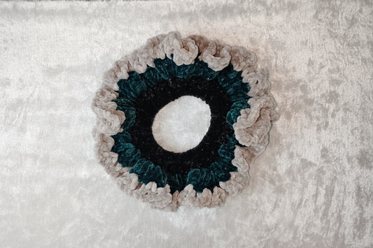 Philadelphia Eagles scrunchie flat lay