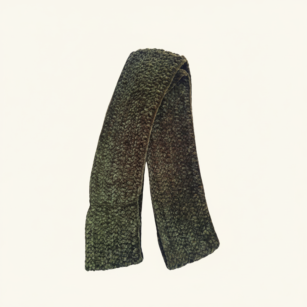 Olive Green Infinity Scarf - Image 3