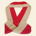 Red & Gold Sparkle Scarf - Image 1