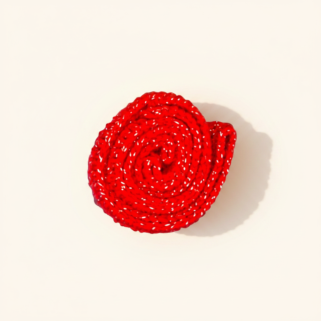 Red & Gold Sparkle Scarf - Image 3