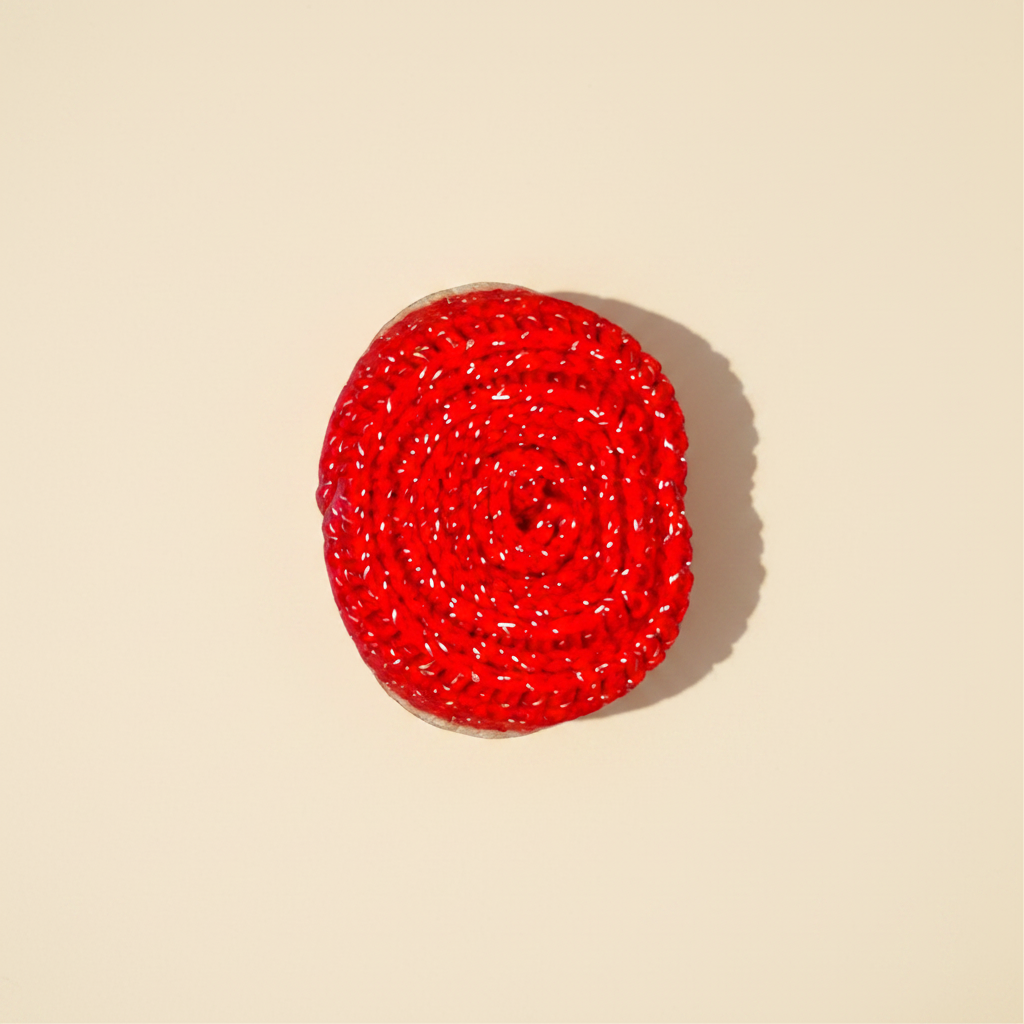 Red & Gold Sparkle Scarf - Image 8