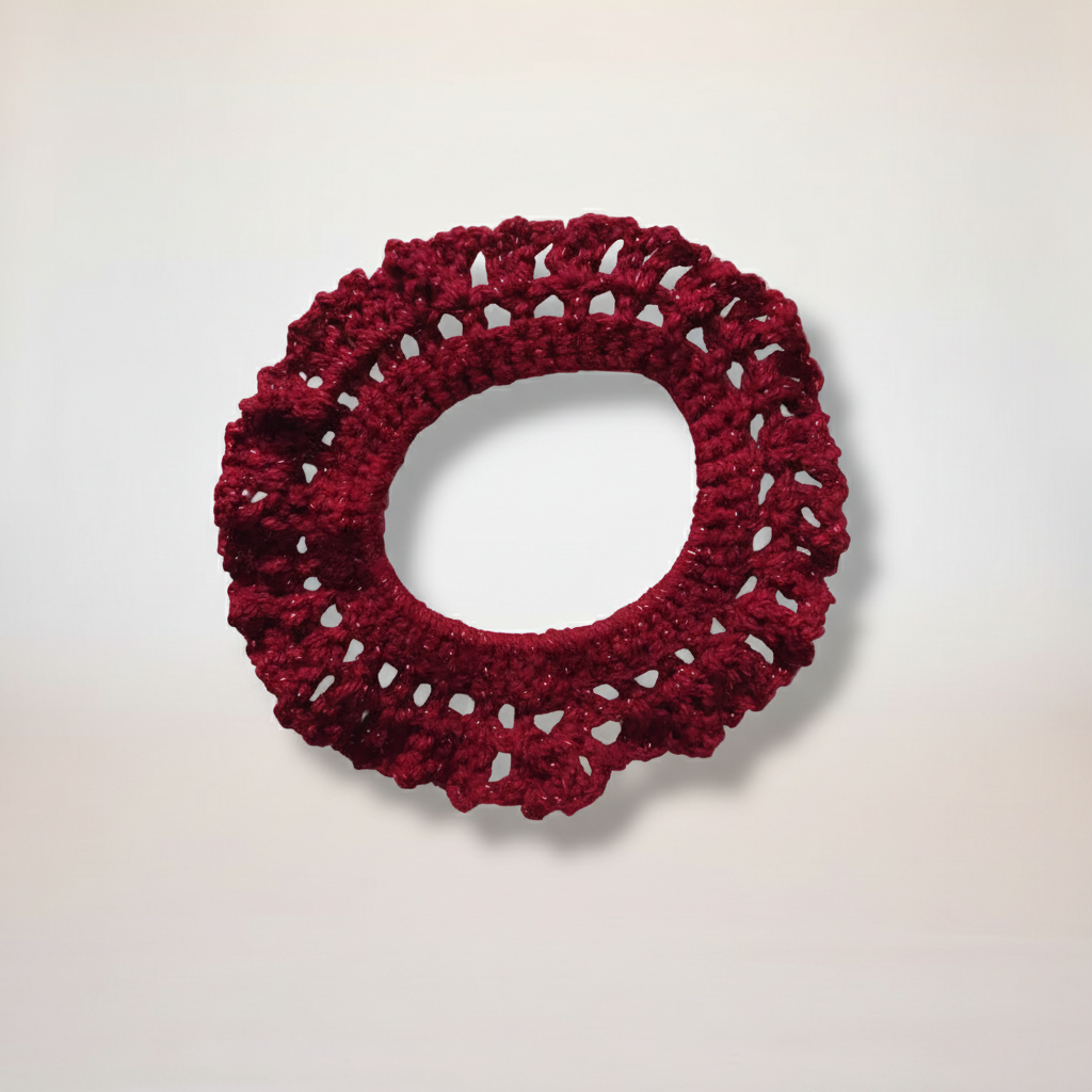 Red Wine Hair Tie - Brand Background 1