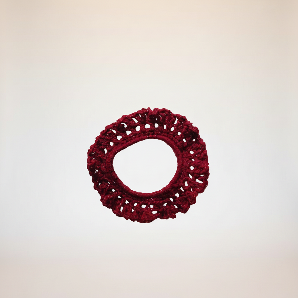 Red Wine Hair Tie - Brand Background 2