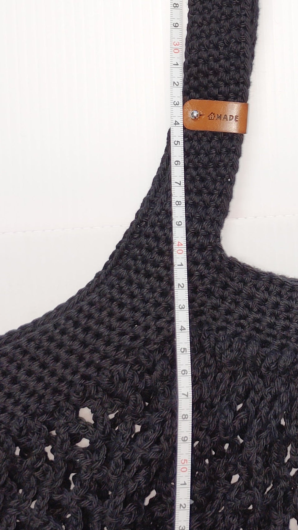 Classic Black Mesh Bag, with Quarter Keeper