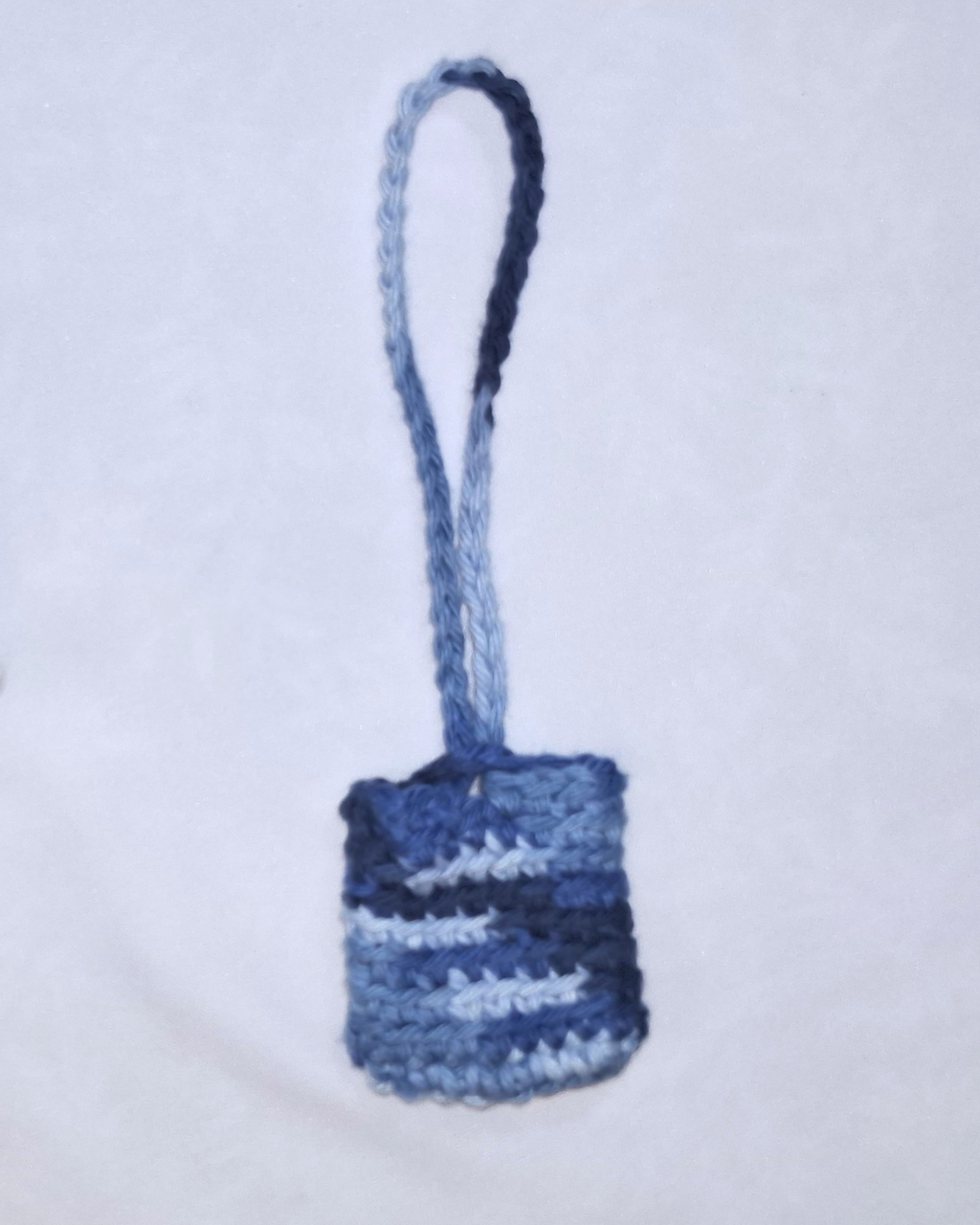 Denim Crochet Quarter Keeper – Coin Pouch