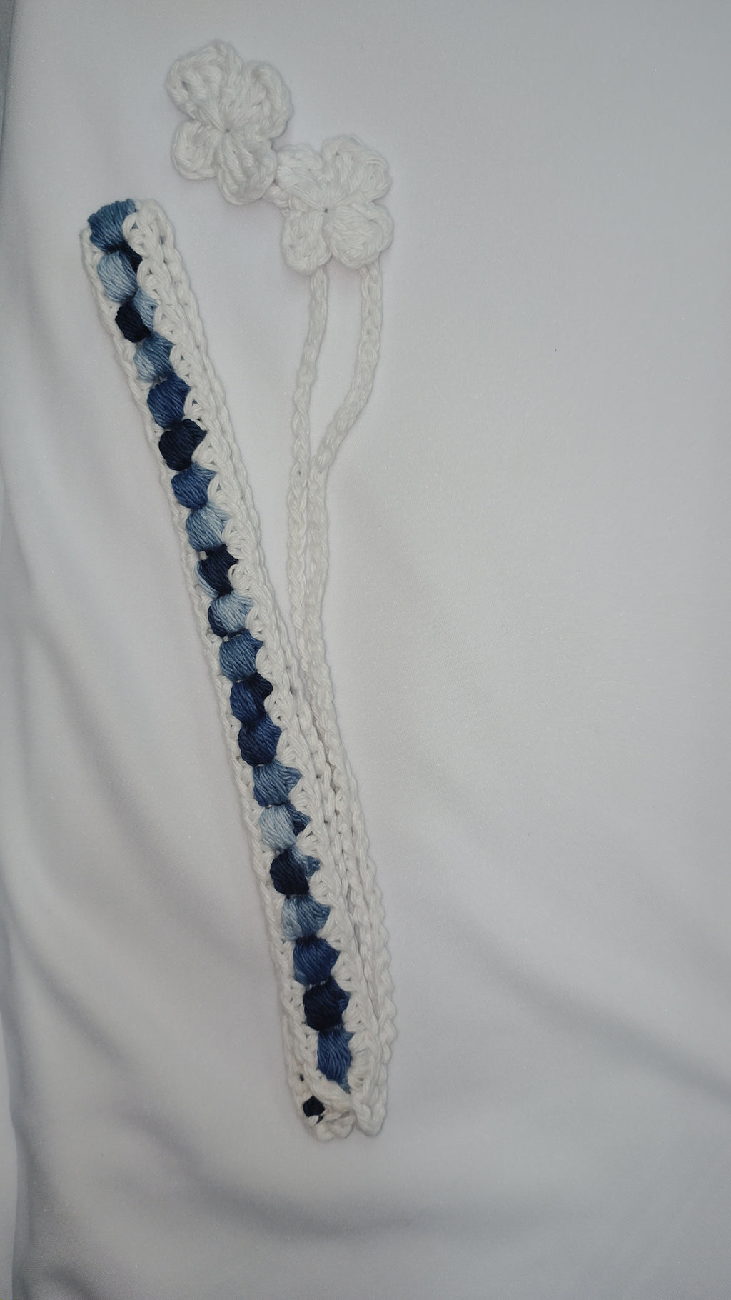 Denim Crochet Headband – Bead Stitch