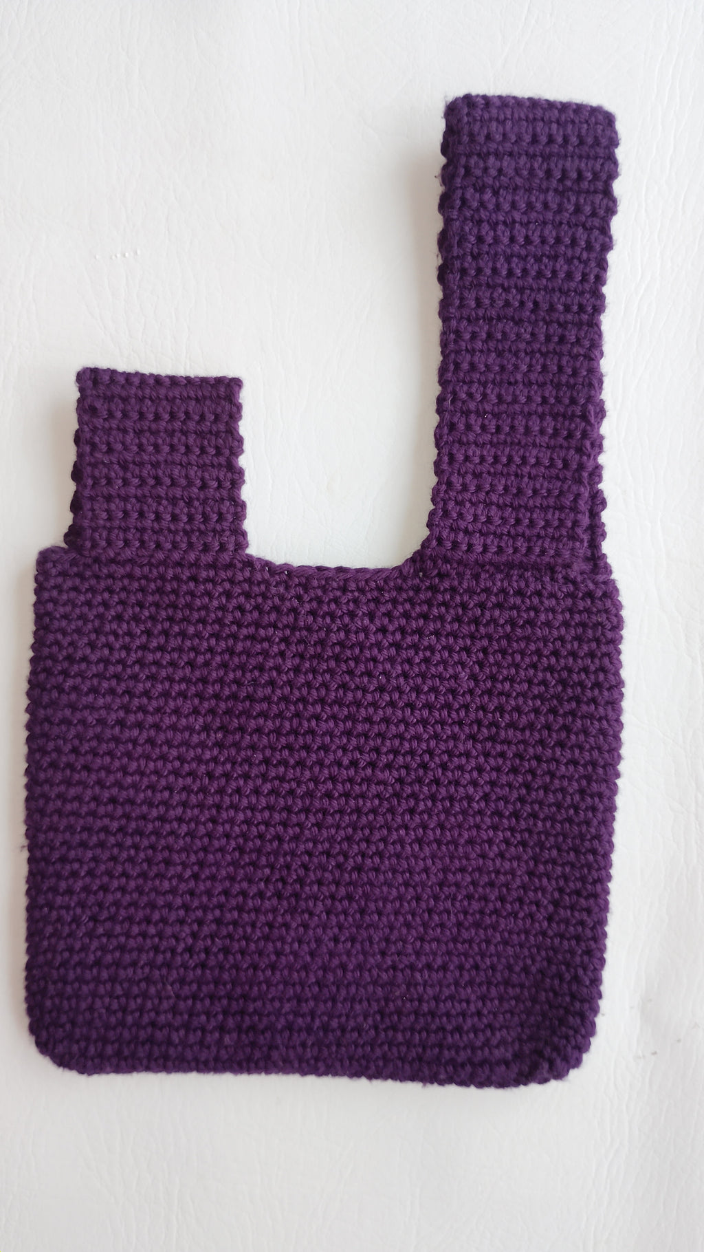 Amethyst Crochet Japanese Knot Bag – Small | Bespoke Cotton Wristlet