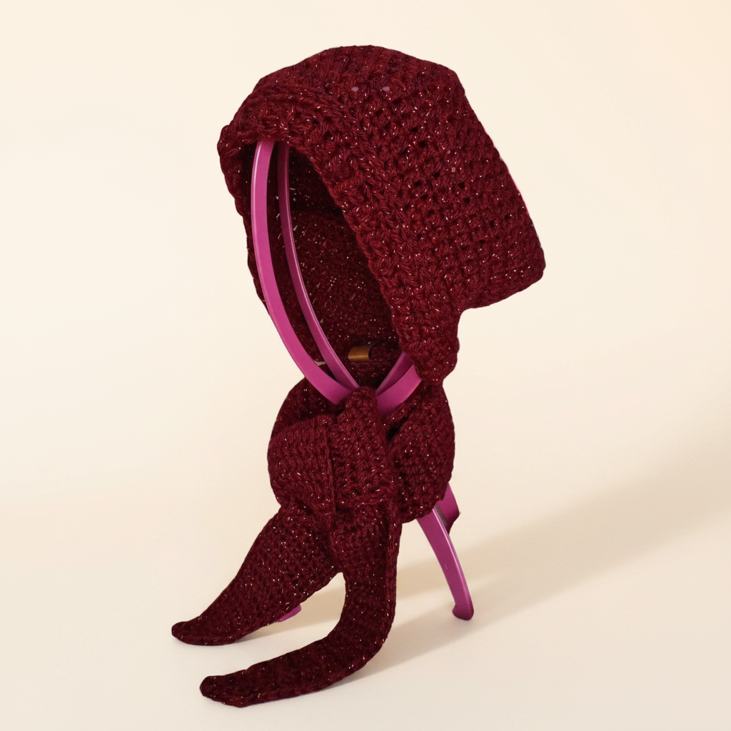 Sparkling Red Skinny Sophie Scarf - Image 2