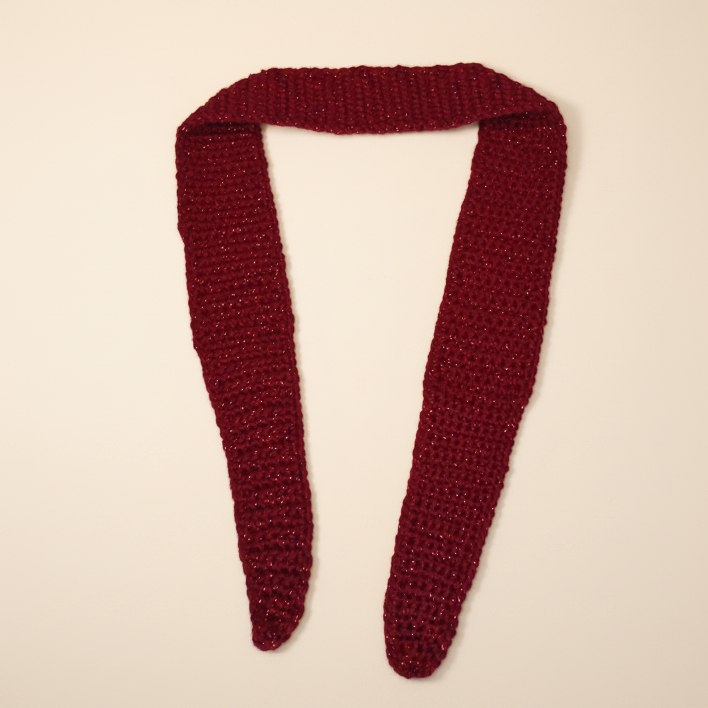 Sparkling Red Skinny Sophie Scarf - Image 3