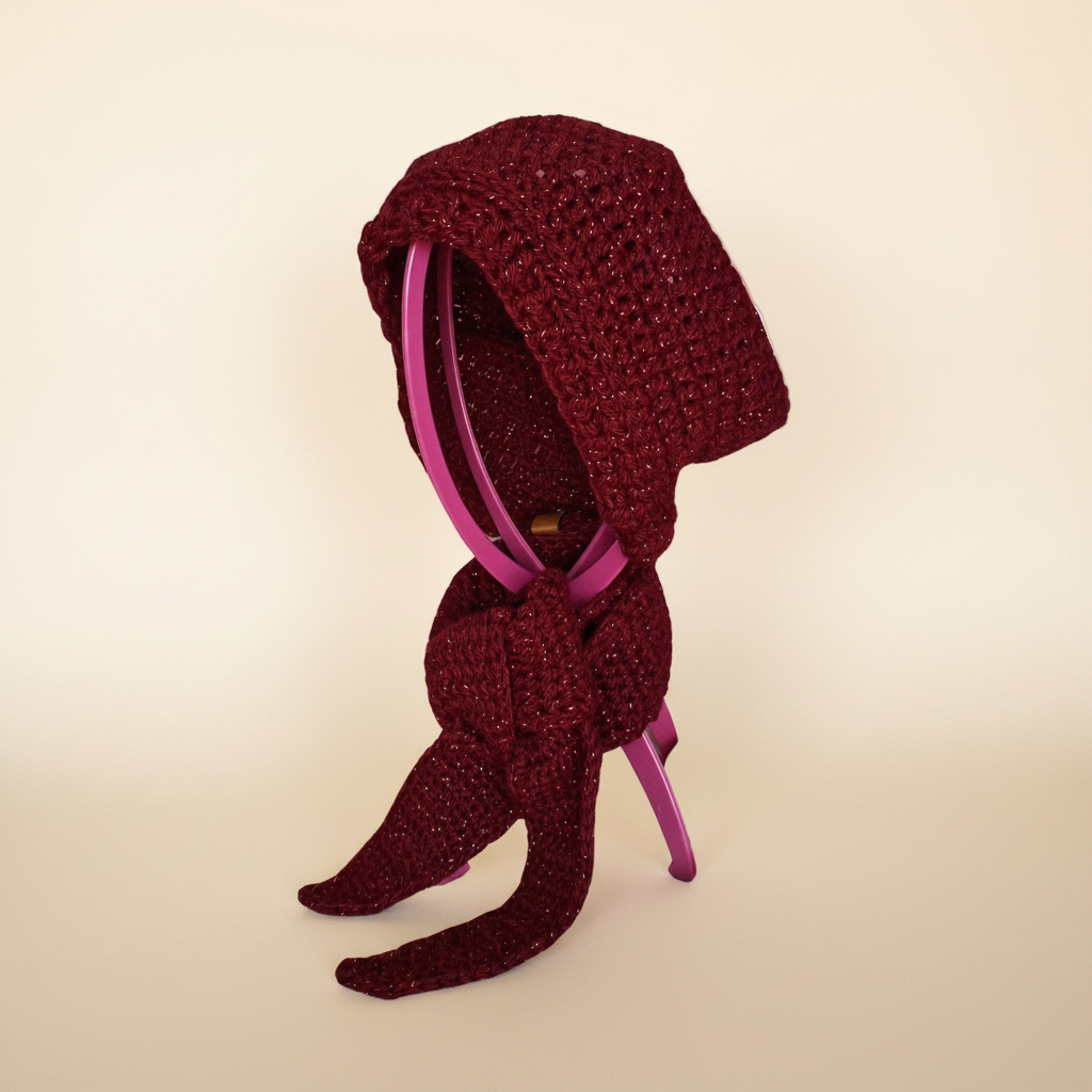Sparkling Red Skinny Sophie Scarf - Image 5