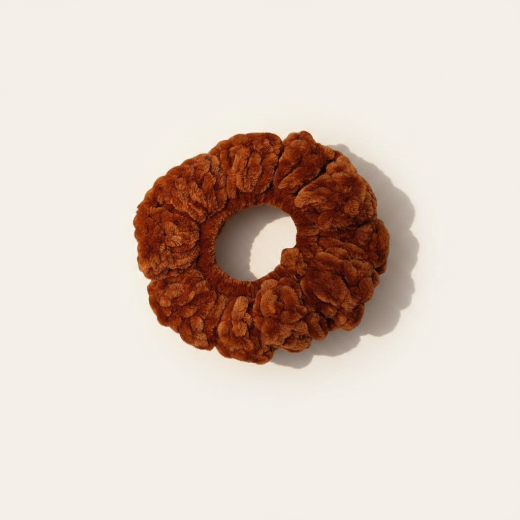 Velvet Scrunchie Rich Pumpkin - Image 2